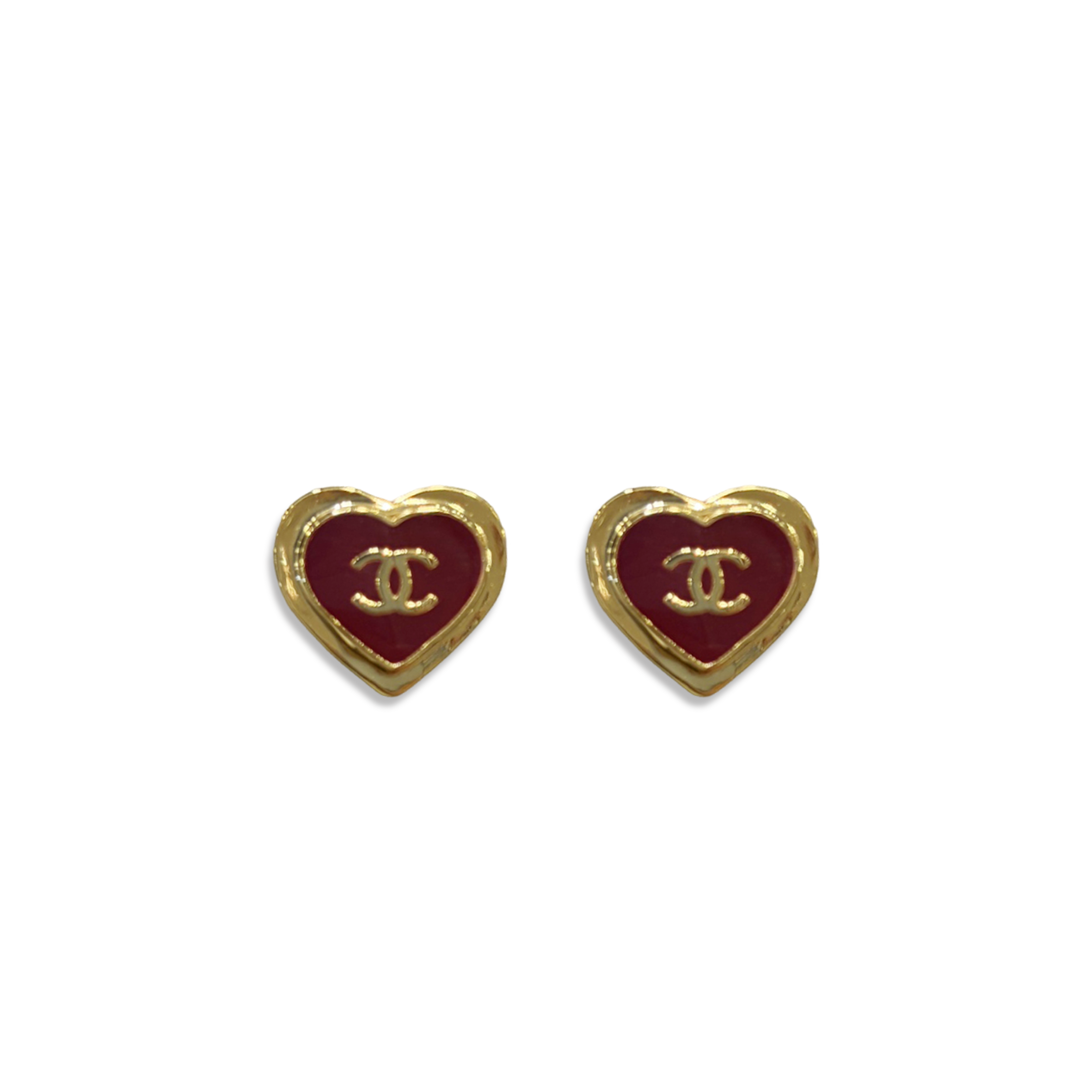 Ch**el heart earrings